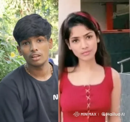 Couples' Anticipation and Tenderness in a Romantic Outdoor Kiss – AI Generated Video | Hailuo AI