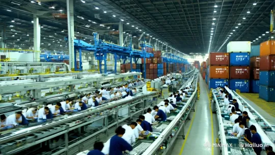 Shenzhen Factory: Precision Assembly and Global Export – AI Generated Video | Hailuo AI