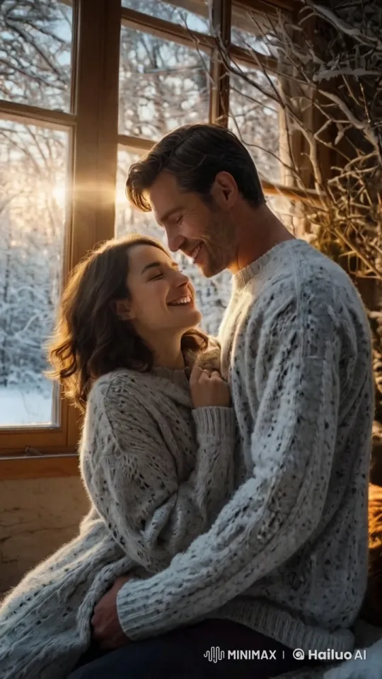 Cozy Winter Romance by the Fireplace – AI Generated Video | Hailuo AI
