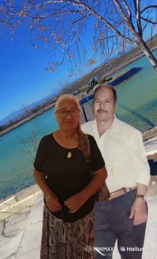Elderly Couple Embraces at Serene Lakeside – AI Generated Video | Hailuo AI