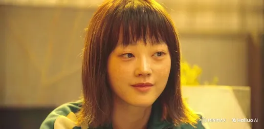 Woman in Sporty Jacket Gives Alluring Gaze – AI Generated Video | Hailuo AI