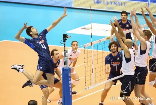 Live2D: Volleyball Match with Unconventional Bowling Ball Spike – AI Generated Video | Hailuo AI