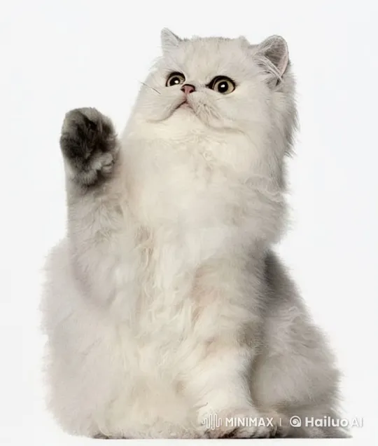 Fluffy Cat Delights in Graceful, Dry Dance in Rain – AI Generated Video | Hailuo AI