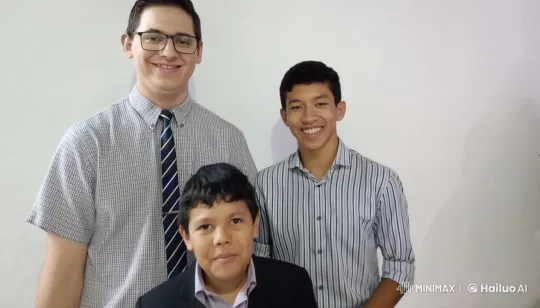 Affectionate Moment Between Three Individuals – AI Generated Video | Hailuo AI