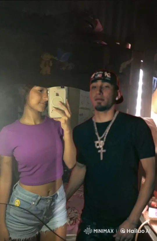 Affectionate Couple Takes Selfie in Cozy Bedroom – AI Generated Video | Hailuo AI