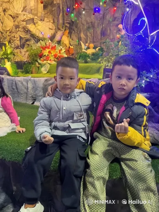 Kids Display Impressive Kung Fu Skills in Festive Setting – AI Generated Video | Hailuo AI