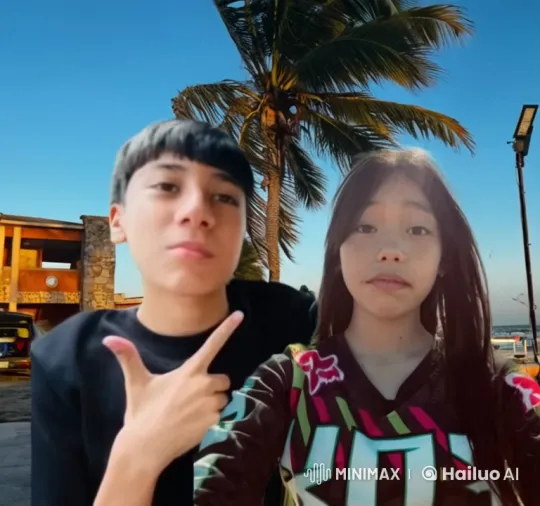 Affectionate Moment on the Beach at Sunset – AI Generated Video | Hailuo AI