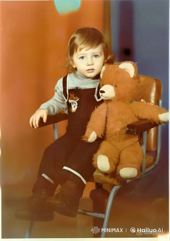 Child and Teddy Bear: A Cozy, Nostalgic Moment – AI Generated Video | Hailuo AI