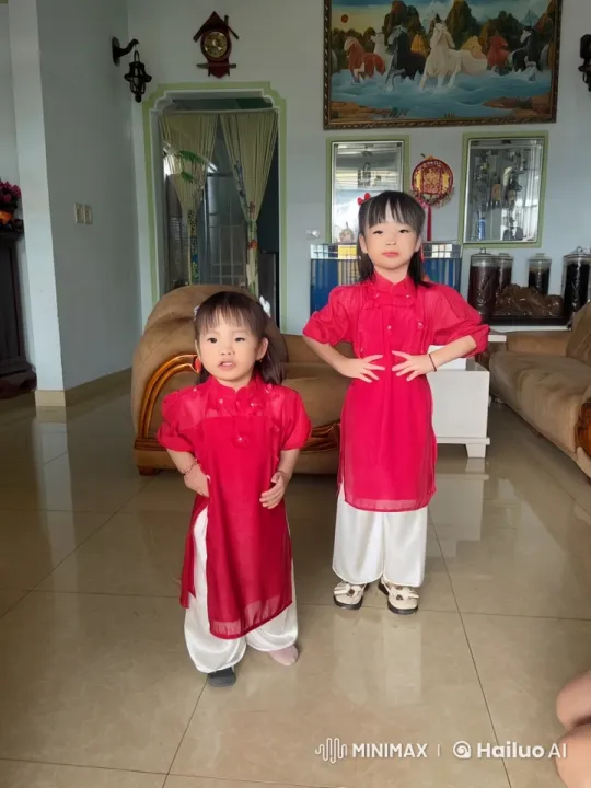 Children Practice Kung Fu in Cozy Living Room – AI Generated Video | Hailuo AI