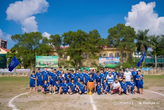 Youth Football Players Engage in Playful Martial Arts Battle – AI Generated Video | Hailuo AI