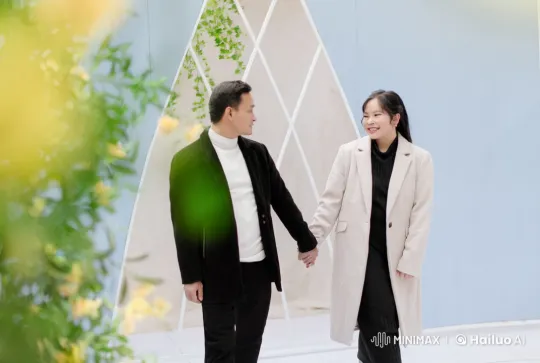 Couple Performing Synchronized Kungfu Moves – AI Generated Video | Hailuo AI
