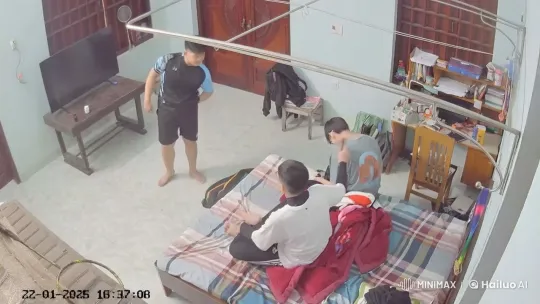 Preparation for Kung Fu Practice in Dimly Lit Room – AI Generated Video | Hailuo AI