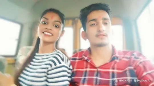 Young Couple Shares Intimate Kiss in a Vehicle – AI Generated Video | Hailuo AI