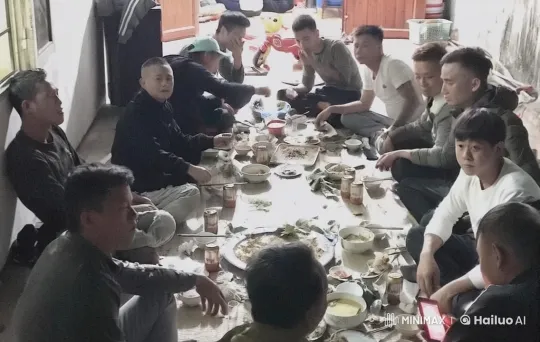 Traditional Meal Turned Chaotic Kung Fu Fight – AI Generated Video | Hailuo AI