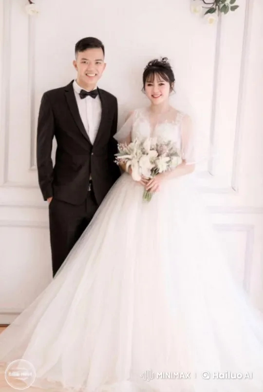 Wedding Attire Kung Fu Couple Display Skills – AI Generated Video | Hailuo AI