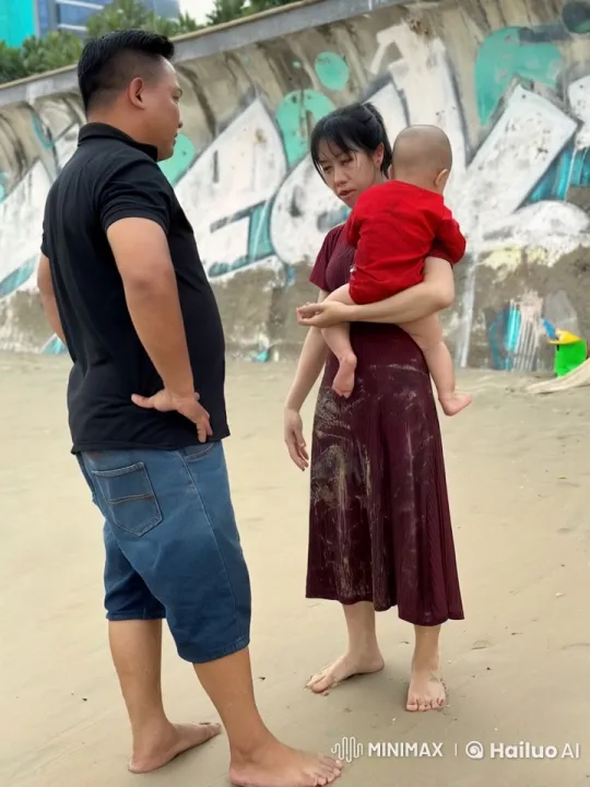 Beach Kungfu Showdown with Dramatic Martial Arts Battle – AI Generated Video | Hailuo AI