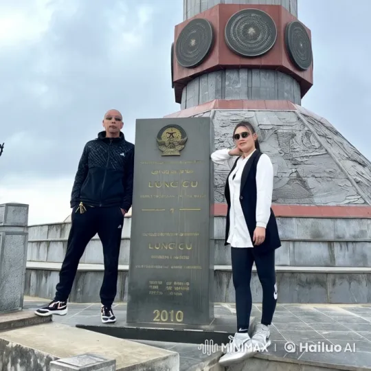 Dynamic Kung Fu Display at Lung Cu Monument – AI Generated Video | Hailuo AI