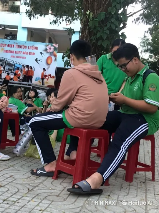 Students Showcase Kung Fu Skills at School Event – AI Generated Video | Hailuo AI