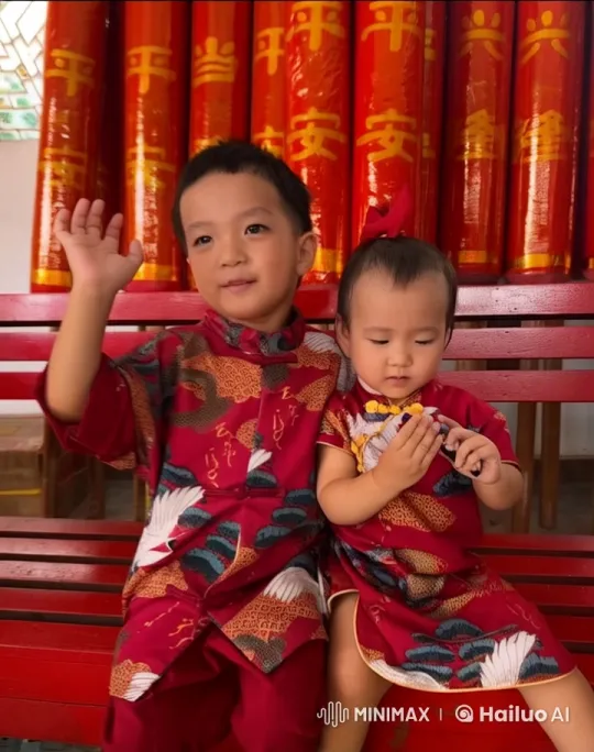 Traditional Chinese Children's Energetic Kung Fu Performance – AI Generated Video | Hailuo AI