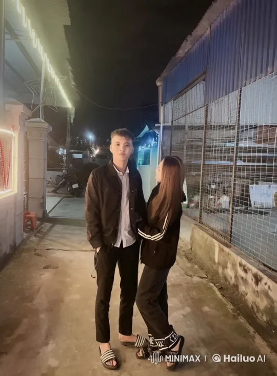 Nighttime Kungfu Sparring Between Young Couple – AI Generated Video | Hailuo AI