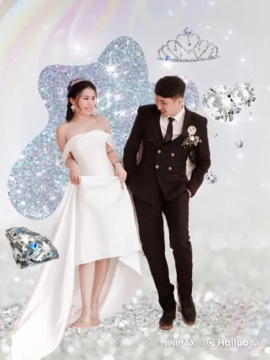 Wedding Couple Engages in Graceful Kung Fu Combat – AI Generated Video | Hailuo AI