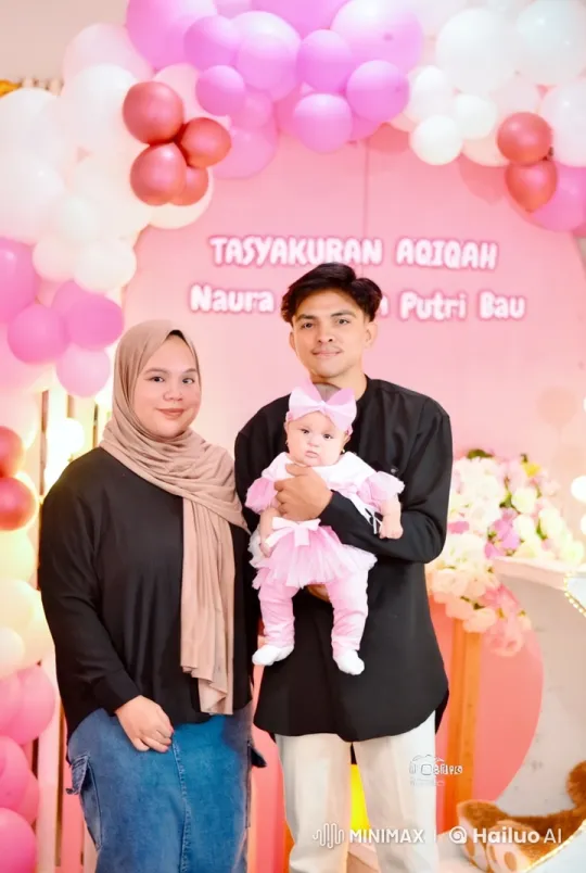 Balloon-Decorated Tasyakuran Aqiqah Turns Into Adult Fight – AI Generated Video | Hailuo AI