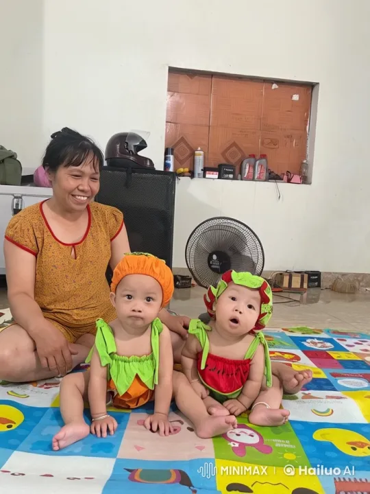 Toddlers Display Playful Kung Fu in Animated Home Scene – AI Generated Video | Hailuo AI