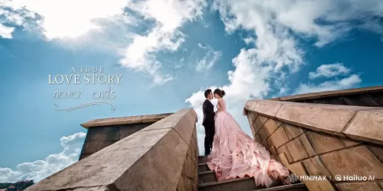 Couple Combines Romance and Kung Fu on Stairs – AI Generated Video | Hailuo AI