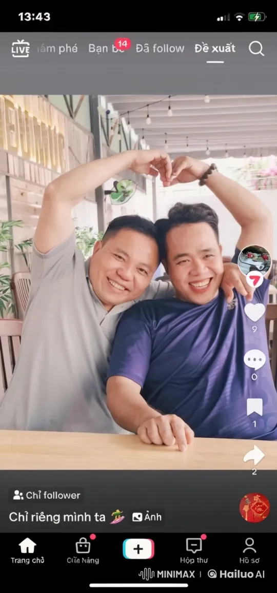 Two Men Enjoying Playful Kungfu Poses Together – AI Generated Video | Hailuo AI