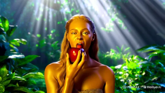 Eve's Serpentine Bite in Enchanted Orchard – AI Generated Video | Hailuo AI