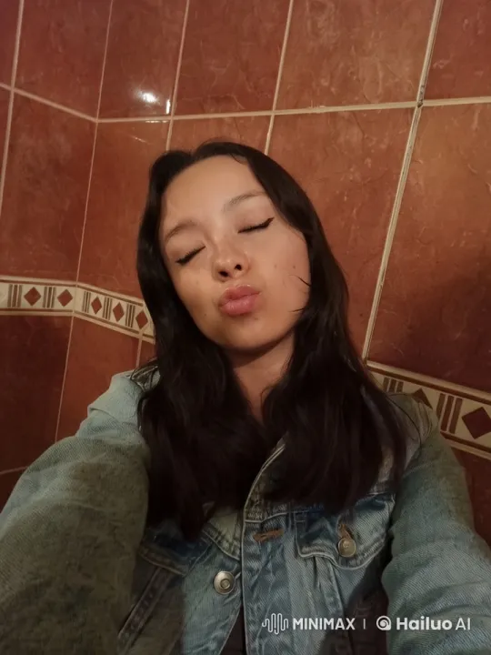 Slime Cascades Over Woman in Denim Jacket – AI Generated Video | Hailuo AI