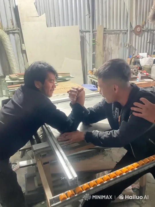 Workshop Kung Fu Fight: Arm Wrestling Transforms into Action – AI Generated Video | Hailuo AI