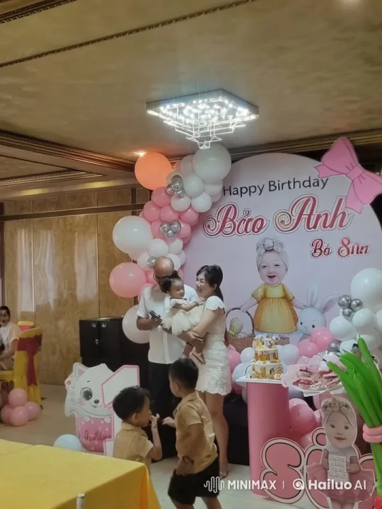 Colorful Celebration for Bảo Anh's Birthday – AI Generated Video | Hailuo AI