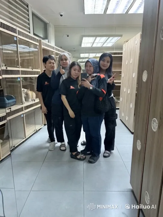 Kung Fu Practitioners Perform in Pet Store – AI Generated Video | Hailuo AI