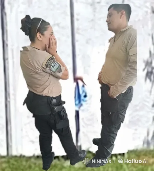 Security Officers Share Intimate Moment – AI Generated Video | Hailuo AI