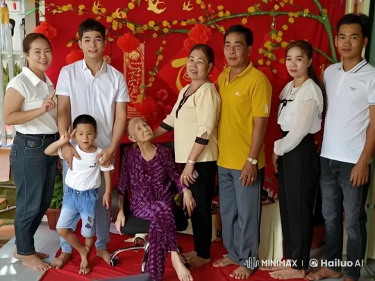 Family Celebrates with Animated Martial Arts Display – AI Generated Video | Hailuo AI