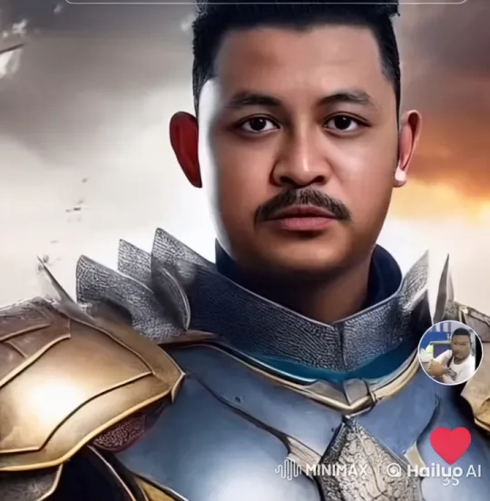 Golden Armored Warrior Prepares for Battle – AI Generated Video | Hailuo AI