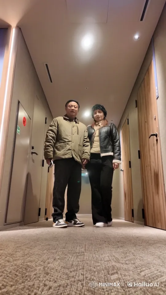 Couple's Intense Martial Arts Display in Hotel Hall – AI Generated Video | Hailuo AI