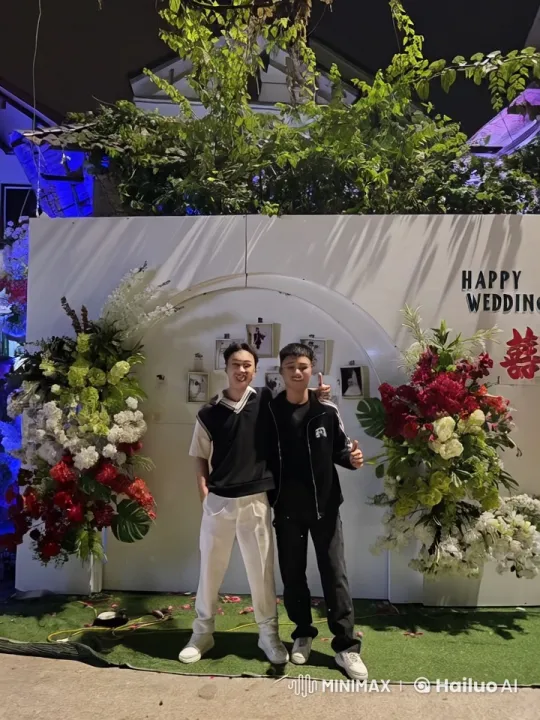 Wedding Backdrop Kungfu Display by Two Men – AI Generated Video | Hailuo AI