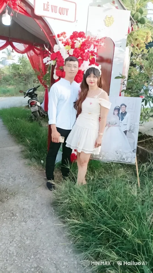 Vietnamese Wedding Kung Fu Display at 'Lễ Vu Quy' Ceremony – AI Generated Video | Hailuo AI