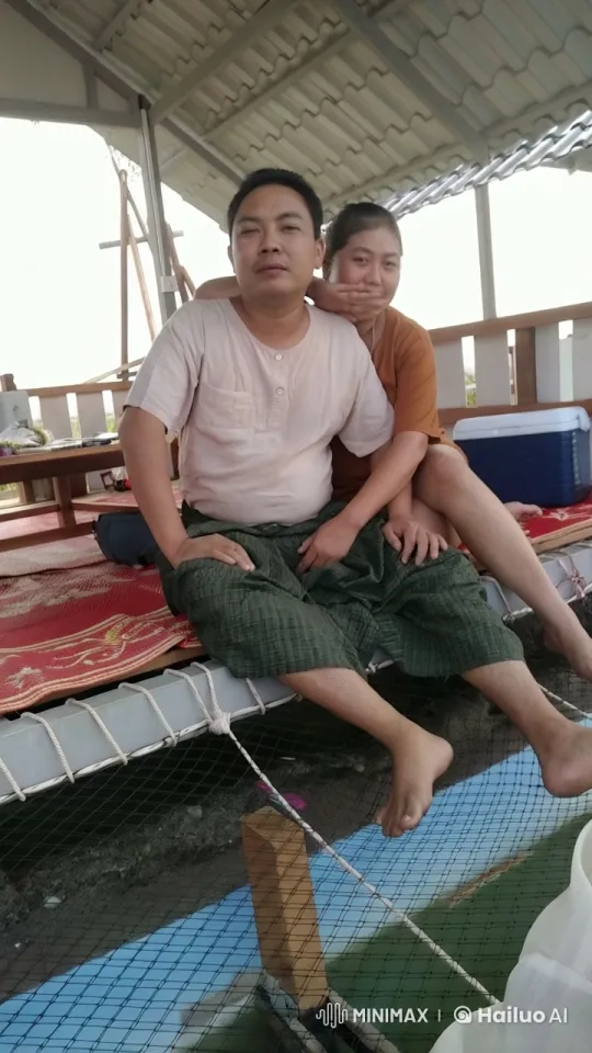 Couples Relaxing on a Platform Overlooking Water – AI Generated Video | Hailuo AI