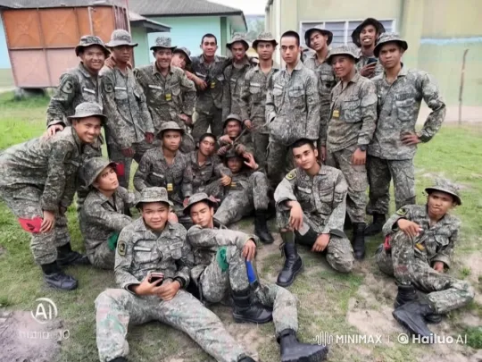 Soldiers Transition from Relaxation to Intense Martial Arts Training – AI Generated Video | Hailuo AI
