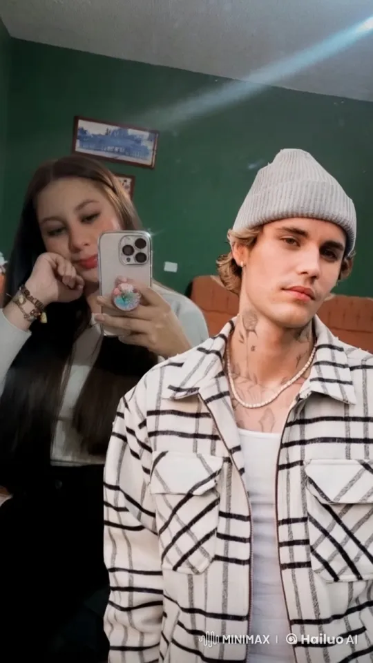 Boy Kisses Girl's Forehead in Intimate Selfie Moment – AI Generated Video | Hailuo AI