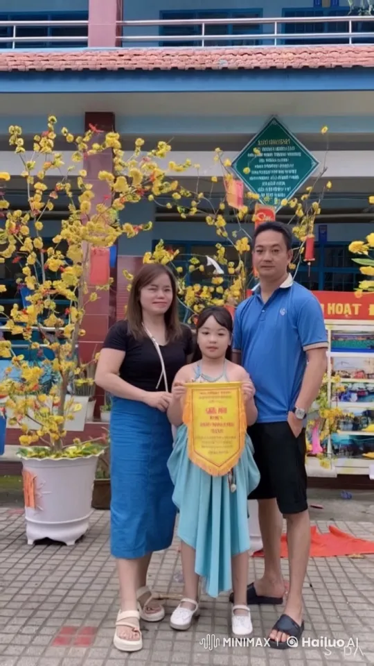 Family Performs Kung Fu in Colorful Schoolyard – AI Generated Video | Hailuo AI