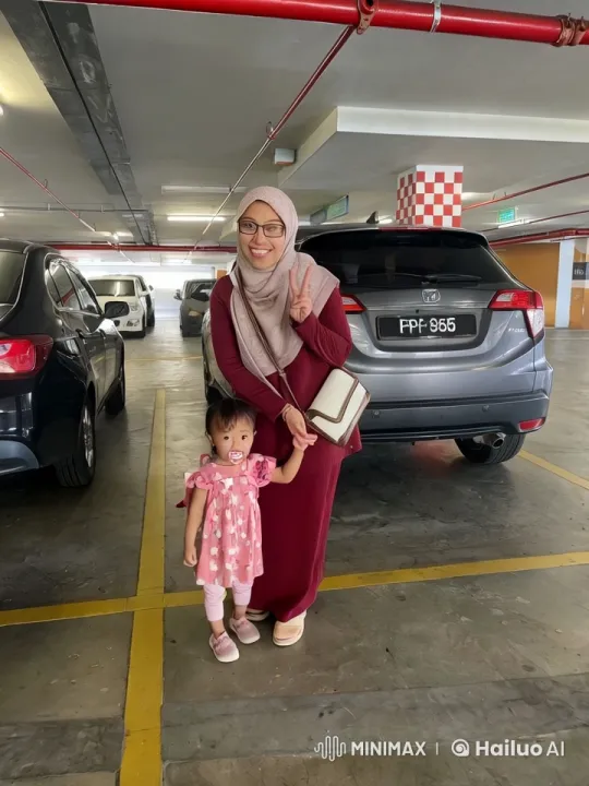 Woman and Girl Practice Martial Arts in Parking Garage – AI Generated Video | Hailuo AI