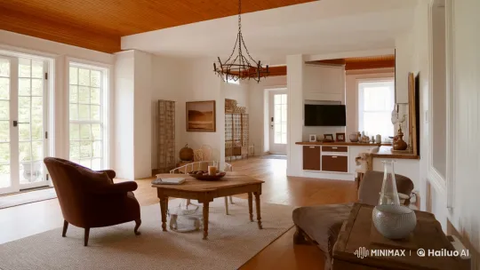 Rustic Minimalist Home Decor Film – AI Generated Video | Hailuo AI