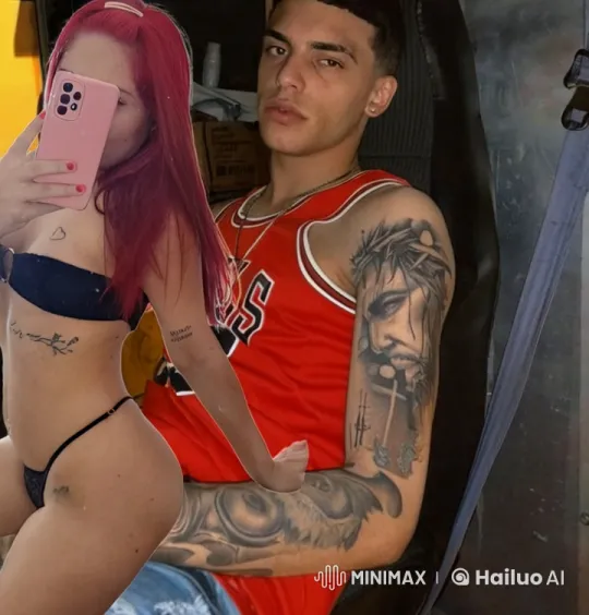 Intimate Moment: Woman Kisses Seated Man – AI Generated Video | Hailuo AI