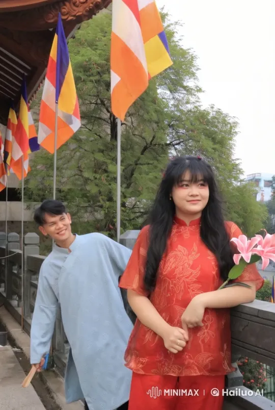 Traditional Kung Fu Performance in Historic Setting – AI Generated Video | Hailuo AI