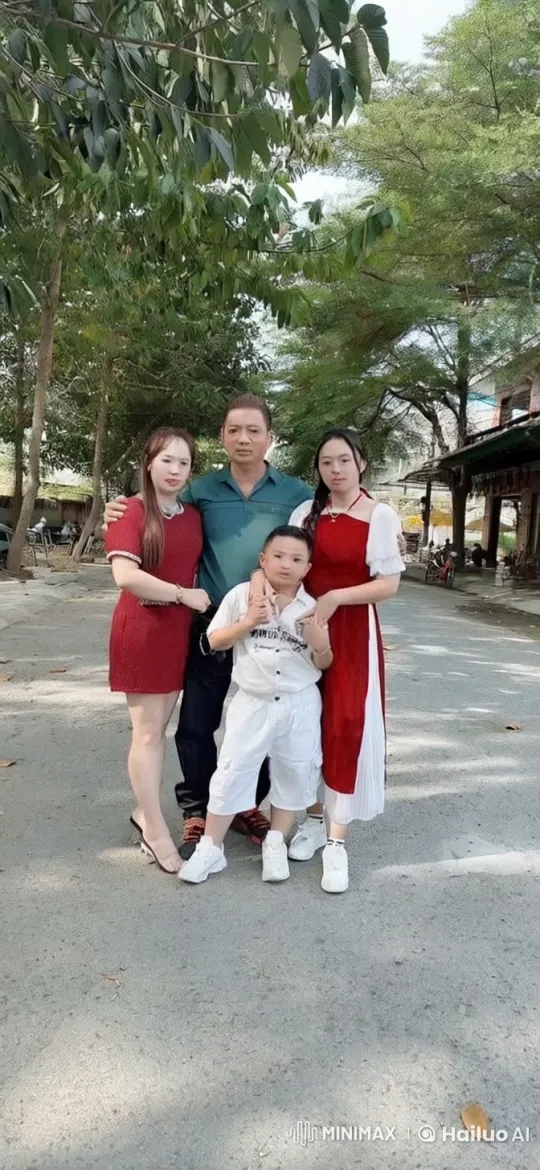 Dynamic Martial Arts Display by Four Individuals in a Tree-Lined Street – AI Generated Video | Hailuo AI