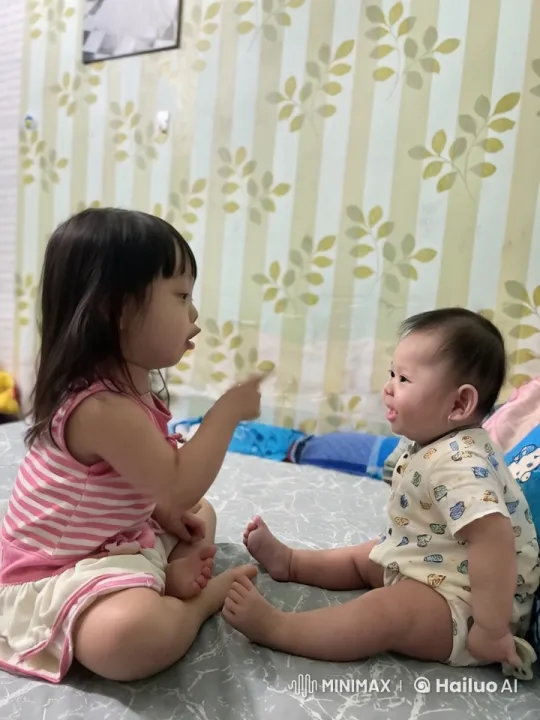 Playful Sibling Bond in Imaginative Kung Fu Game – AI Generated Video | Hailuo AI